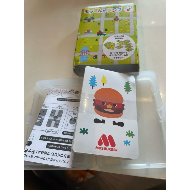 Mos Burger ไพ่การ์ดของใหม่ยังไม่ผ่านการใช้งานน่ารักๆมีแค่ในญี่ปุ่นเท่านั้น