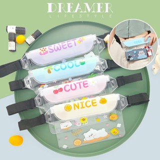 Dreamer กระเป๋าคาดเอวกันน้ำแบบใส พกพาสะดวก ลายน่ารัก สามารถป…
