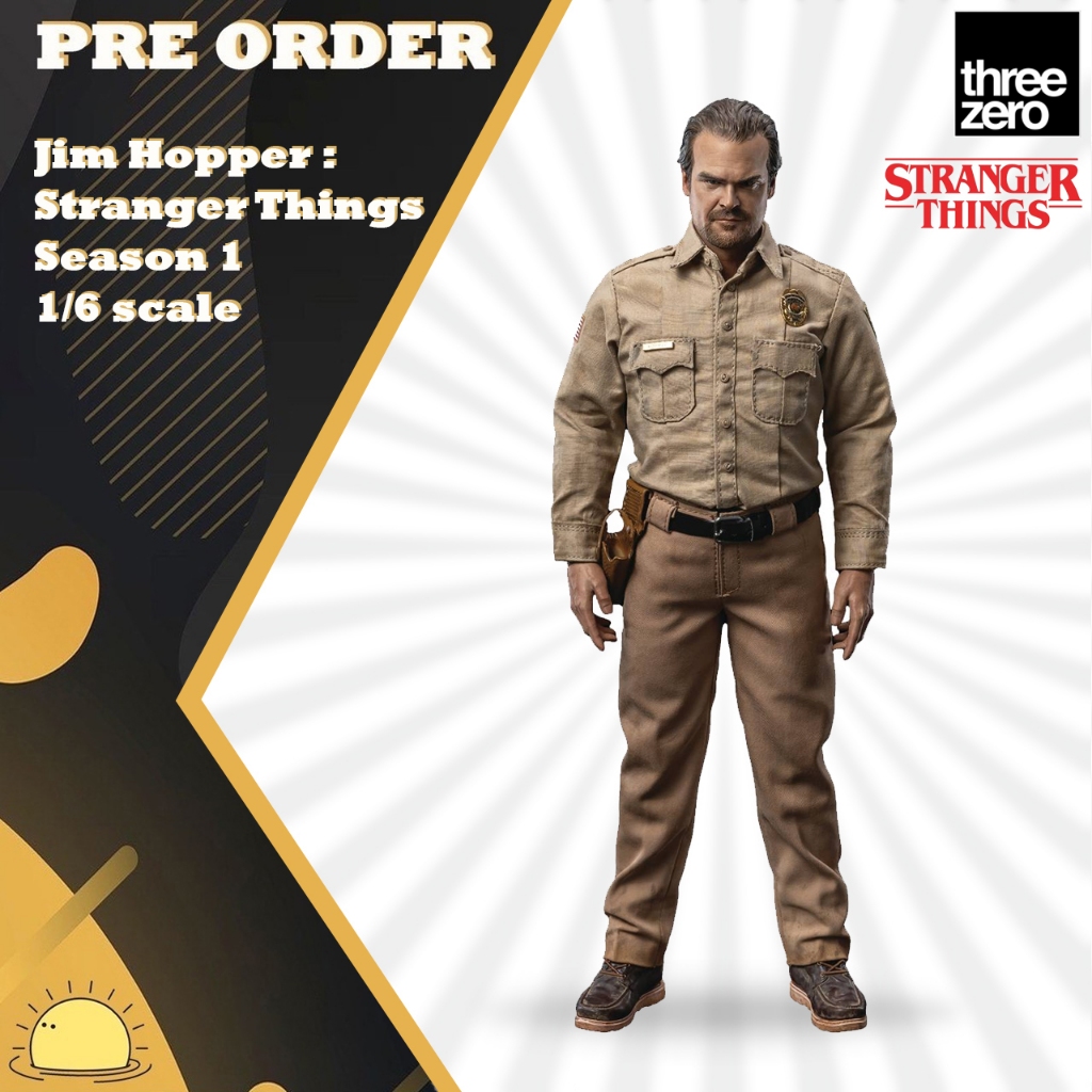 Pre-order ThreeZero Jim Hopper: Stranger Things Season1 1/6 scale