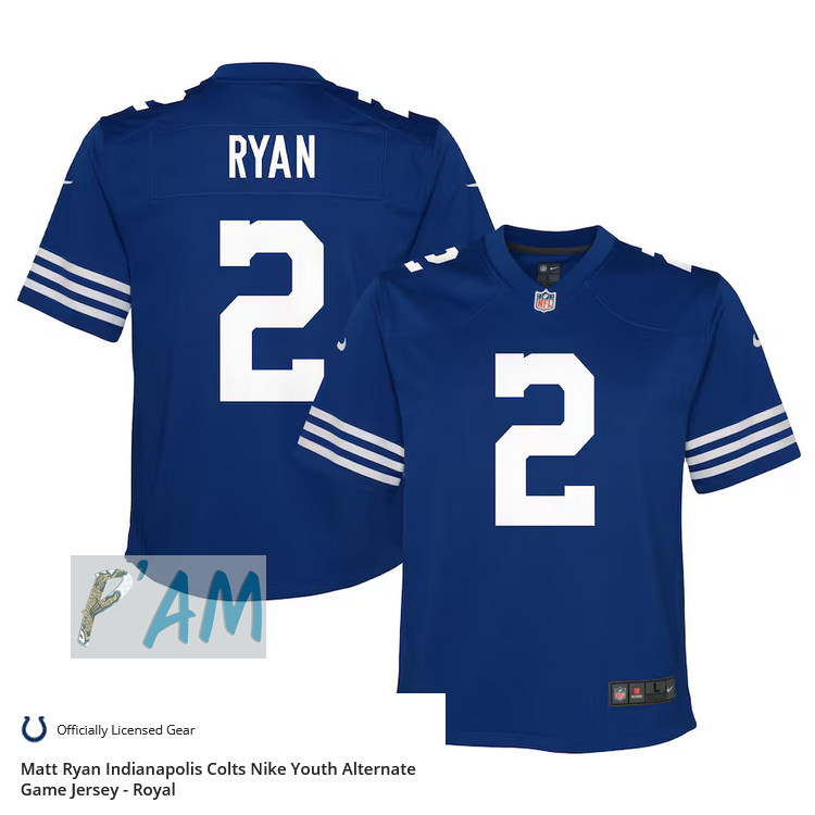 Carson Wentz Indianapolis Colts Nike Youth Alternate Game Jersey - Royal Youth XL เสื้อเจอร์ซี่ย์ของแท้ขนาดสำหรับเด็กโต