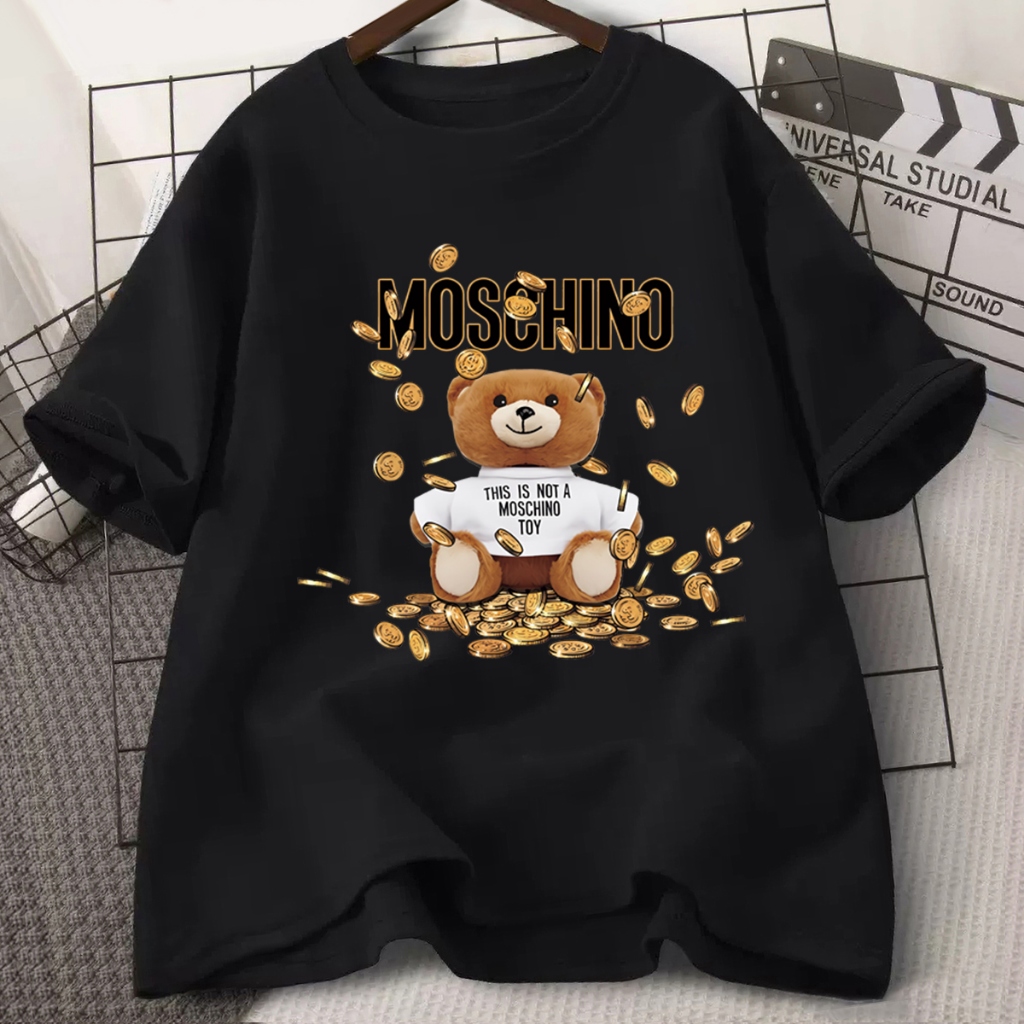 D483 เสื้อยืดแขนสั้น สำหรับชายและหญิง ลายสวยแฟชั่นนานาชาติ ปลีก-ส่ง
