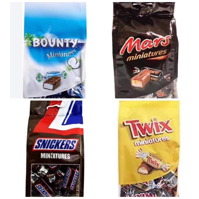 Miniature Chocolate Pouch (Twix/Bounty/Mars/Snickere
