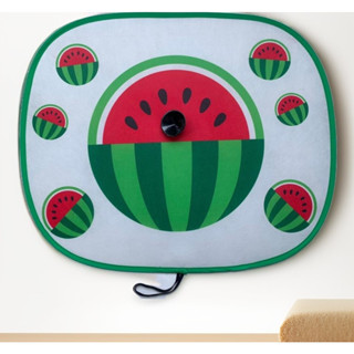 ที่บังแดดกระจกข้างรถยนต์ Car พิมพ์ลายแตงโม ผ้าสปันบอน 100 แก…