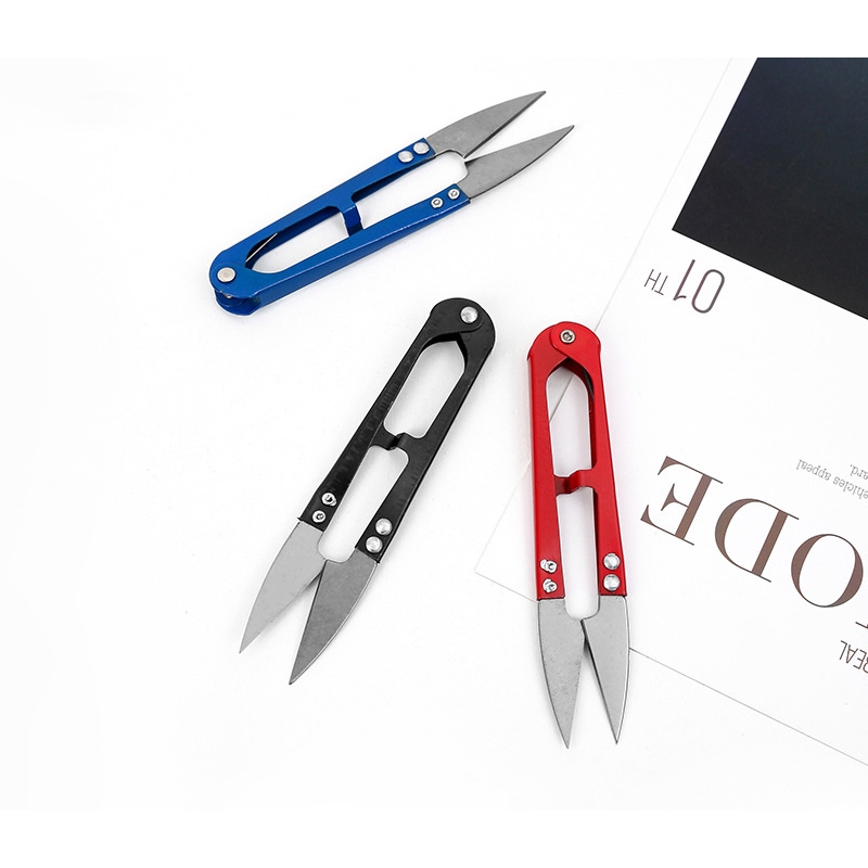 กรรไกรตัดด้ายแบบก้ามปูใช้ตัดขี้ด้ายหรือตัดเศษผ้า ตัดกระดาษ มี5สีให้เลือก มีความคมที่ดีDIY / Scissors - รูปที่ 2