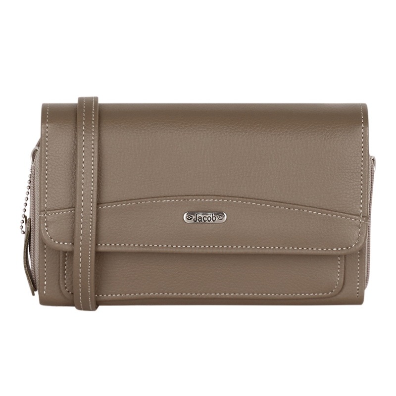 Jacob กระเป๋าสตางค์ผู้หญิง ใส่มือถือได้ V32175 (น้ำ,ดำ)