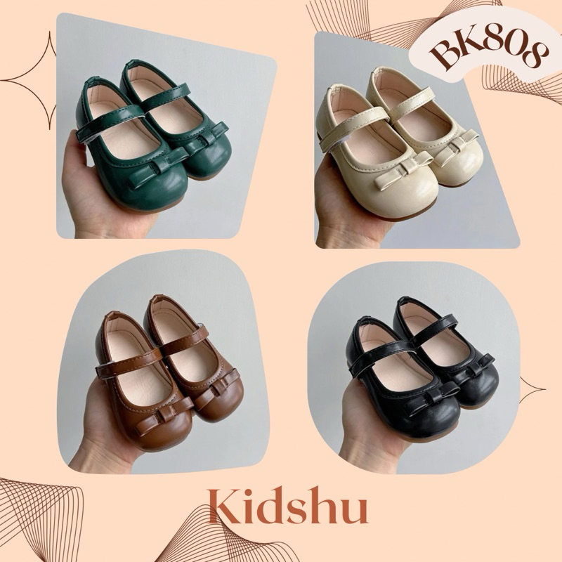 !!ส่งในไทย เปลี่ยนไซส์ฟรี !! BK808 รองเท้าหนังสายหวาน