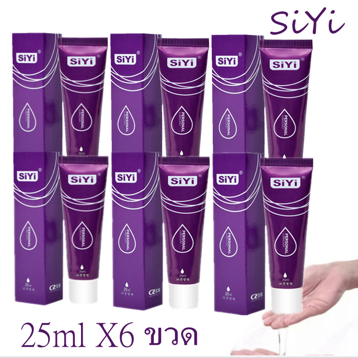*พร้อมส่ง* SiYi  น้ำมันเจลช่วยหล่อลื่น เจลหล่อลื่นชายหญิง ขนาด 25ML(6ชิ้น)