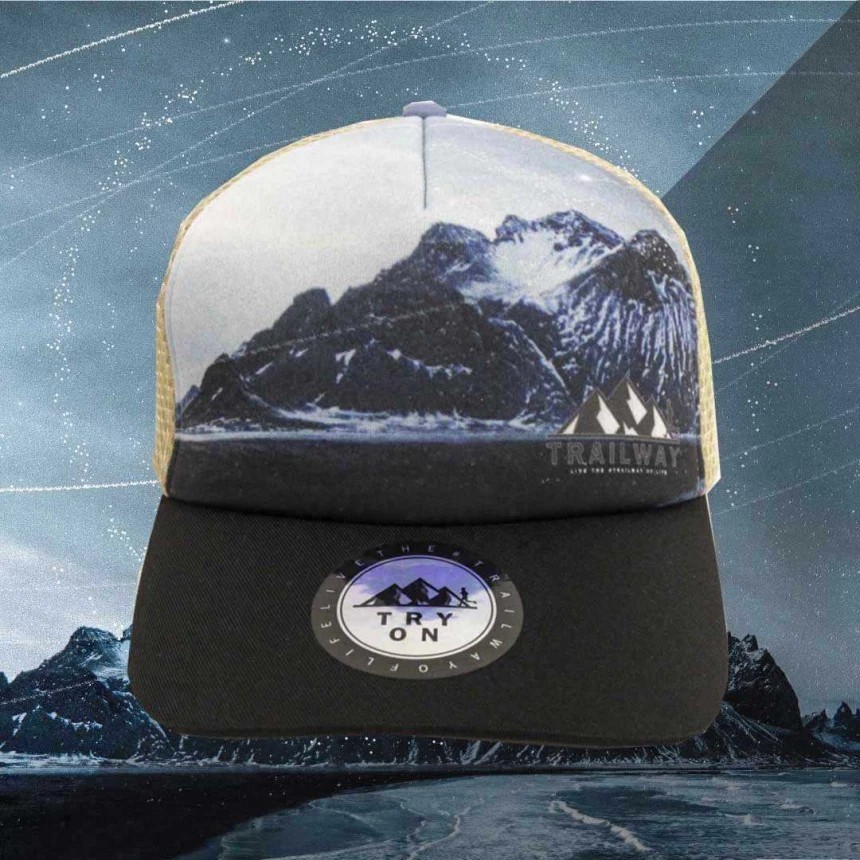 TRAILWAY CAP ลาย MOUNTAINEER - หมวกวิ่ง ใส่เที่ยวได้