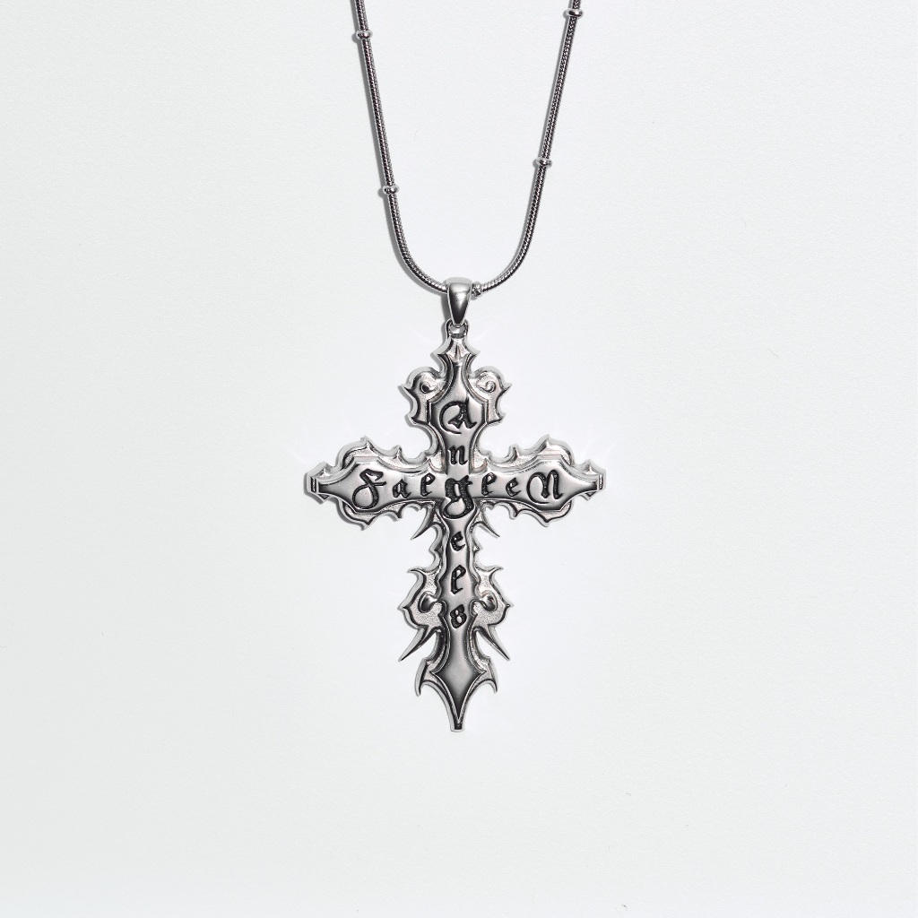 Fallen angels ANGEL'S CROSS NECKLACE
