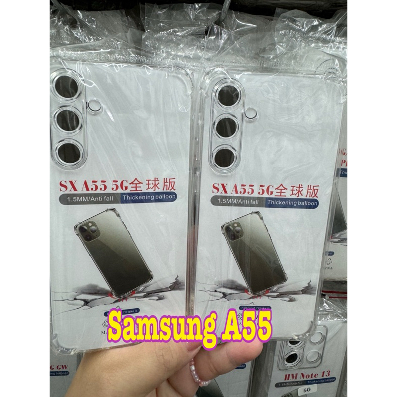 samsung A55🥰พร้​อมส่งใน🇹🇭🥰เคสใสกันกระแทกคลุมกล้อง For Samsung A55(5g)