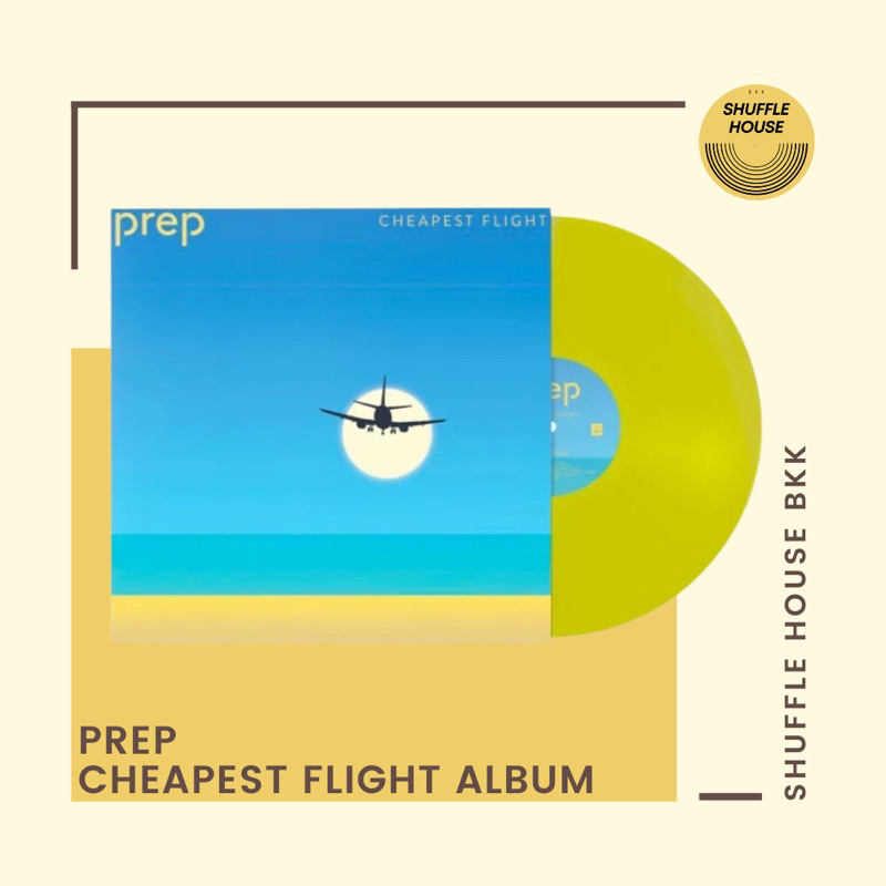 (พร้อมส่ง_จัดส่งฟรี) PREP Cheapest Flight Vinyl แผ่นเสียง/แผ่นไวนิล/แผ่นใหม่ซีล