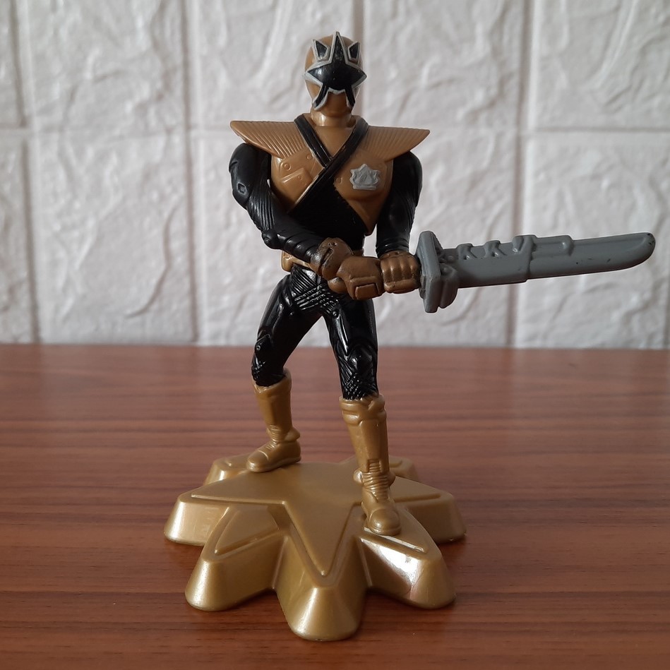 (มือสอง ลิขสิทธิ์แท้) โมเดล ฟิกเกอร์ Power Rangers Super Samurai พาวเวอร์เรนเจอร์ Gold Ranger McDonald Super Sentai ของส