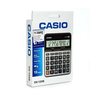 เครื่องคิดเลข คาสิโอ CASIO DX-120B (ของแท้ 100% รับประกัน 2 ปี)