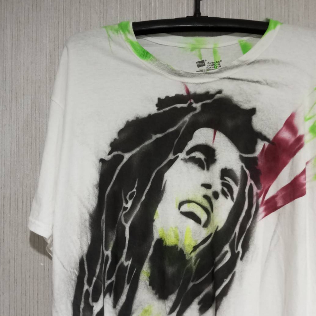 HIA PHI VINTAGE (Size 2XL) เสื้อยืด บ็อบมาร์เลย์ Bob Marley มือสอง