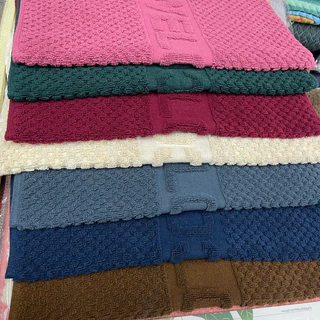 เช็ดเท้าเกรดโรงแรมcotton%Made in Thailand