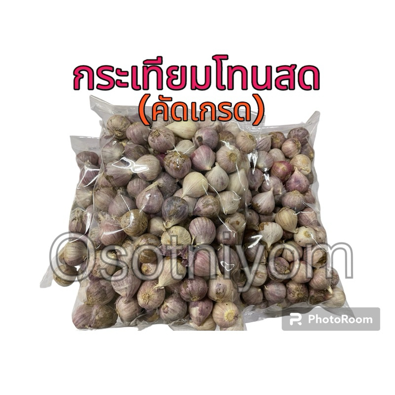 กระเทียมโทนสด คัดพิเศษ ขนาด 500 กรัม หรือ 1000 กรัม คัด สด ใหม่👍