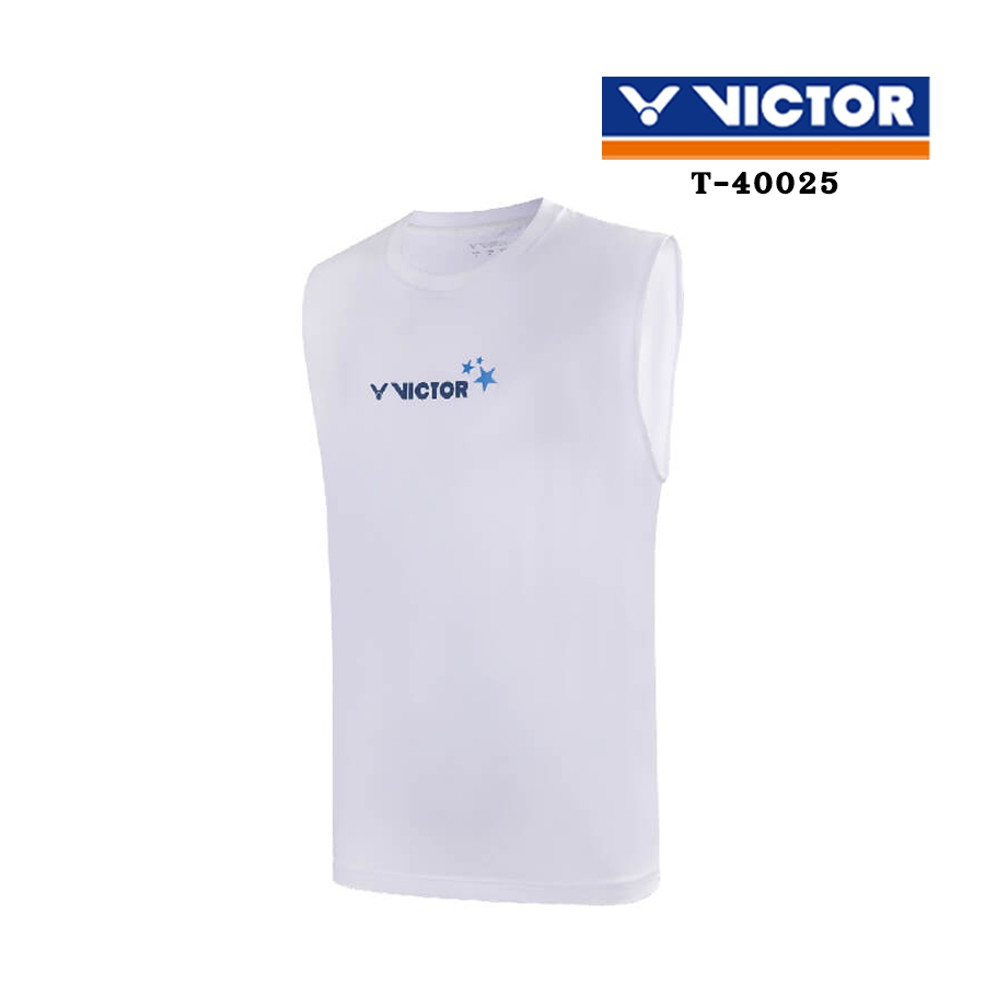 VICTOR เสื้อกีฬาแบดมินตัน แขนกุด รุ่น T-40025