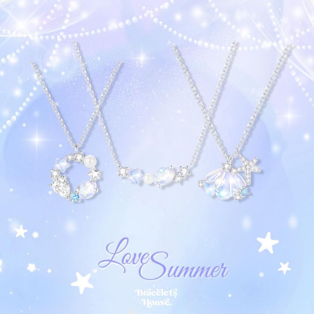 Braceletshouse 💜 เครื่องประดับเงินแท้รุ่น Love Summer ส่งฟรี EMS!