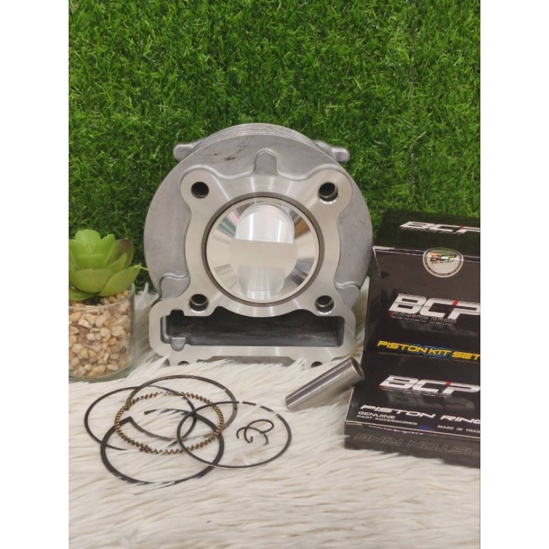 เสื้อสูบMIO+ลูกBCPหัวนูนสลัก15ตรงรุ่น ขนาด59-61-63-66 สินค้าคุณภาพ มีพร้อมจัดส่ง