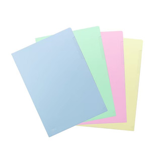 ORCA แฟ้มซอง A4 PASTEL (1แพ็ค12ชิ้น) สีพาสเทล แฟ้มเอกสาร แฟ้มสอด แฟ้มจัดเก็บเอกสารขนาด A4