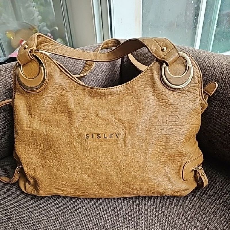 กระเป๋าหนังแท้ Sisley สวยๆ