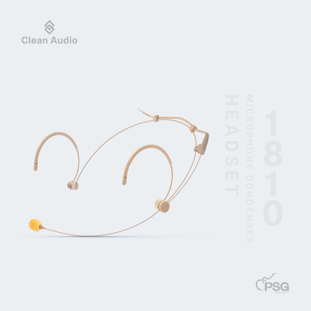CLEAN AUDIO CA-1810C คอนเดนเซอร์ไมโครโฟน HEADSET  ไมค์คาดศรีษะ