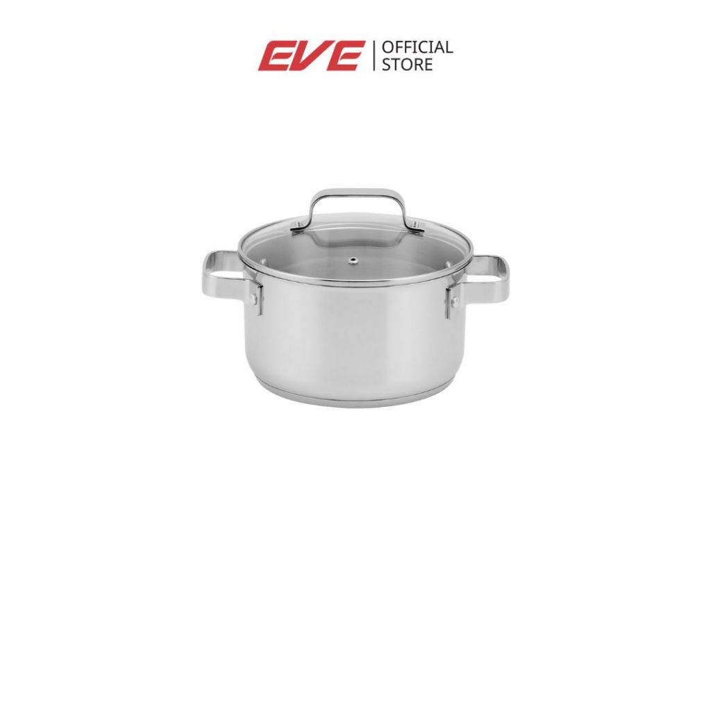 EVE หม้อพร้อมฝาแก้ว ขนาด Ø 20 ซม