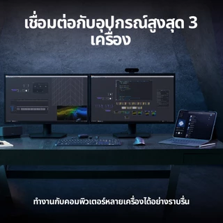 Logitech MX Keys S Advanced Wireless คีย์บอร์ดไร้สายมีไฟส่องสว่างโครงต่ำ,Bluetooth ,ชาร์จไฟได้ผ่าน USB-C (คีย์แคปTH/ENG)