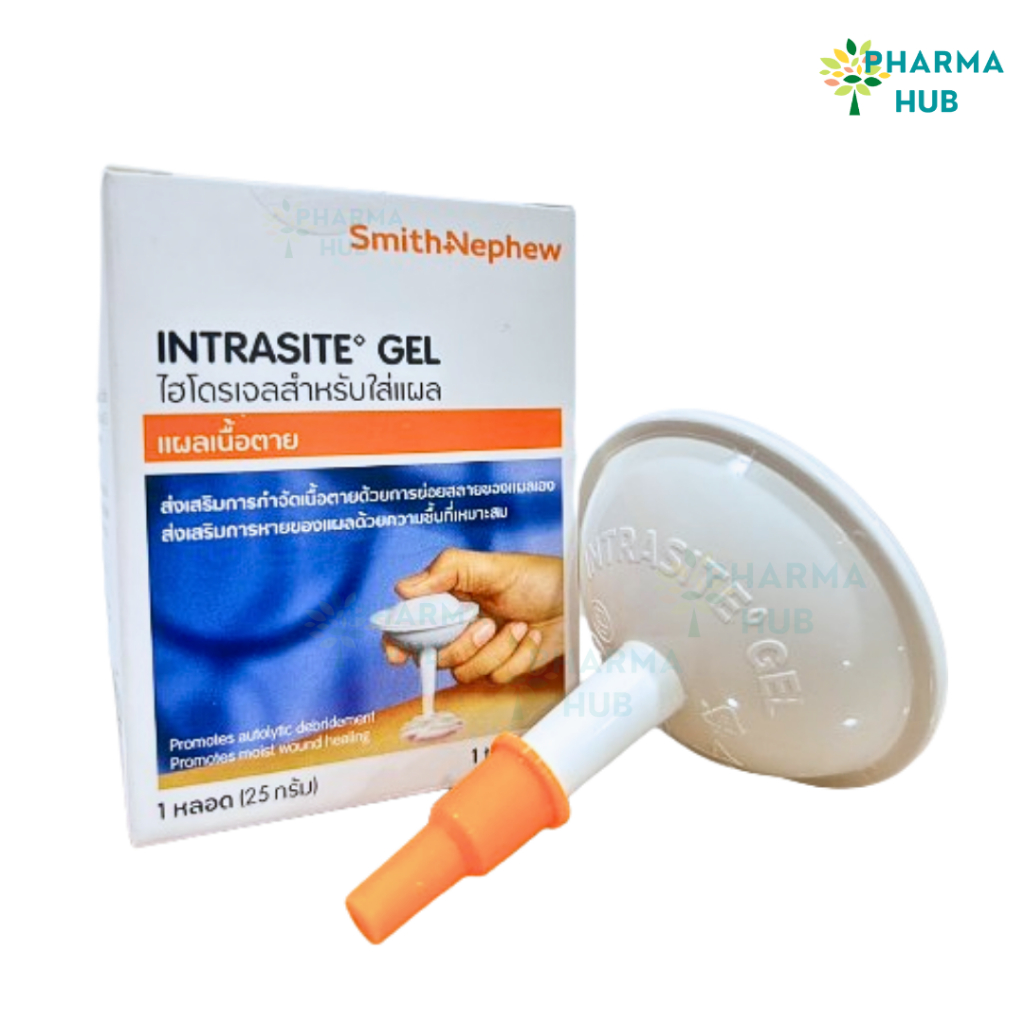 INTRASITE GEL 25 กรัม เจลใส่แผลกดทับ ไฮโดรเจลสำหรับใส่แผล อินทราไซท์เจล สำหรับทาแผลกดทับ อินทราไซต์ smith &amp; nephew