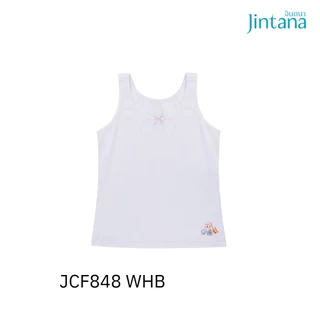 Jintana เสื้อทับในเด็กเต็มตัว รุ่น Jinni Doodle รหัสJCF848 สีขาว เสื้อทับเต็มตัว ผ้านุ่ม ระบายอากาศ ใส่สบาย ไม่มีบังทรง