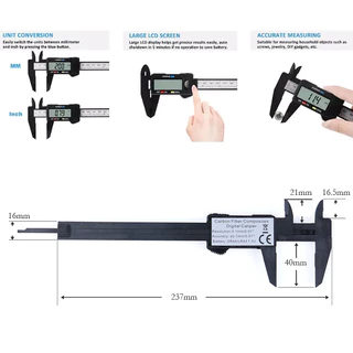 🔥การวัดที่แม่นยำ🔥 digital vernier caliper เวอร์เนียร์วัดความยาว ความละเอียดสูง ดิจิตอล เวอร์เนียร์ คาลิปเปอร์