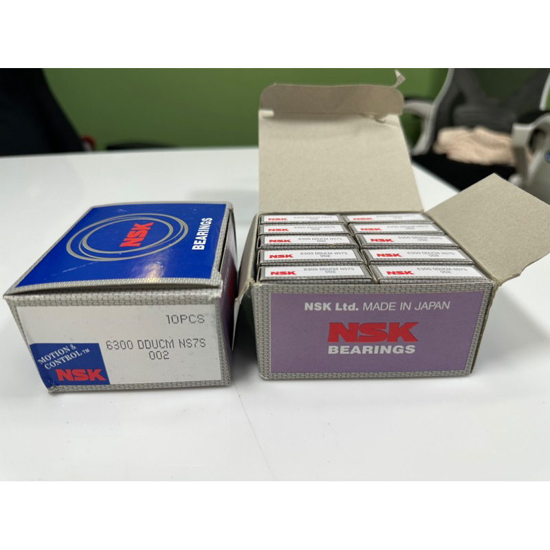 ตลับลูกปืน (10ลูก) NSK 6200 6201 6202 6203 6204 6300 6301 - รูปที่ 2