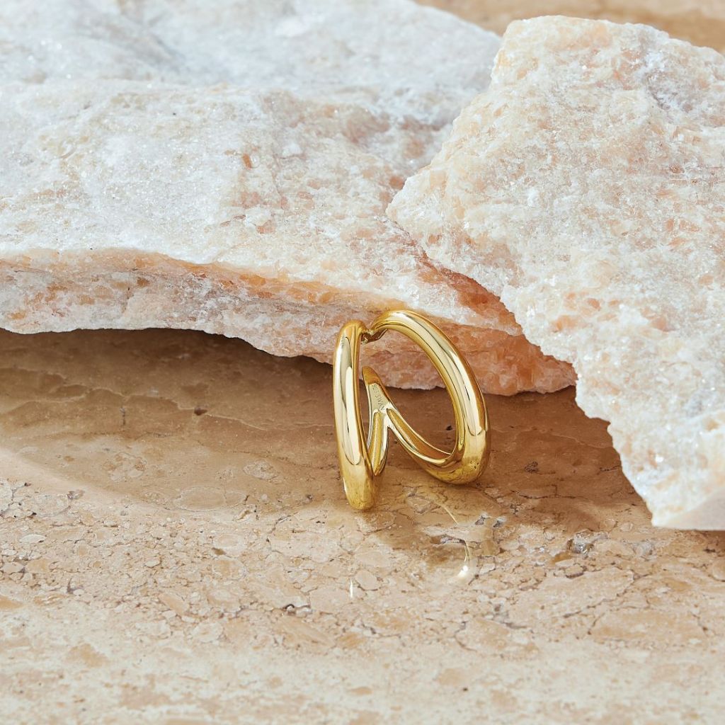 SWAN - Theo Plain Cuff ต่างหูเงินแท้ ต่างหูหนีบ ไม่ต้องเจาะ ตัวเรือนเกลี้ยง