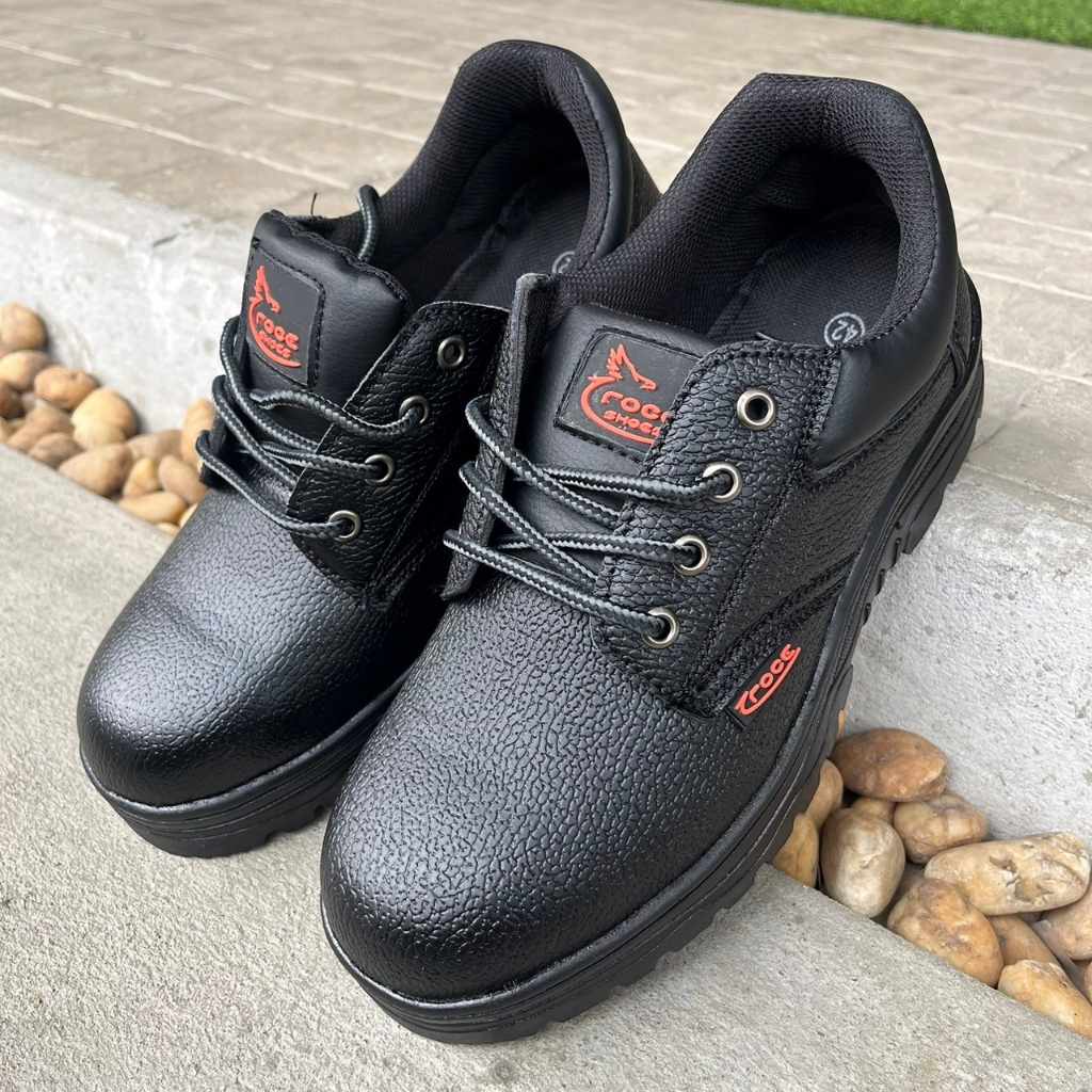 💥รองเท้าเซฟตี้ หัวเหล็ก งานดี มีไซส์ใหญ่💥รองเท้าหัวเหล็ก Safety Shoes รุ่นS8003 สีดำ ไซส์ 36-48