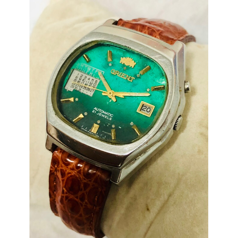 นาฬิกา Orient Multi Year Calendar 21 21Jewel  Automatic maed in Japan vintage หายาก