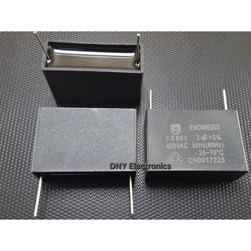 1ชิ้น 2UF450V CBB61 450VAC 2UF 32mm Korea EKOWEISS Dajin Air Conditioning Variable Frequency Motherb