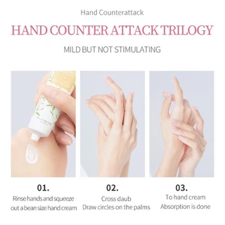 ครีมทามือ เน้นทาบำรุงมือ มีกลิ่นหอมอ่อนๆ ช่วยเพิ่มความชุ่มชื้นให้กับผิวมือ กลิ่นหอมอ่อน ๆ สดชื่น ปกป้องผิวจากความแห้ง ช