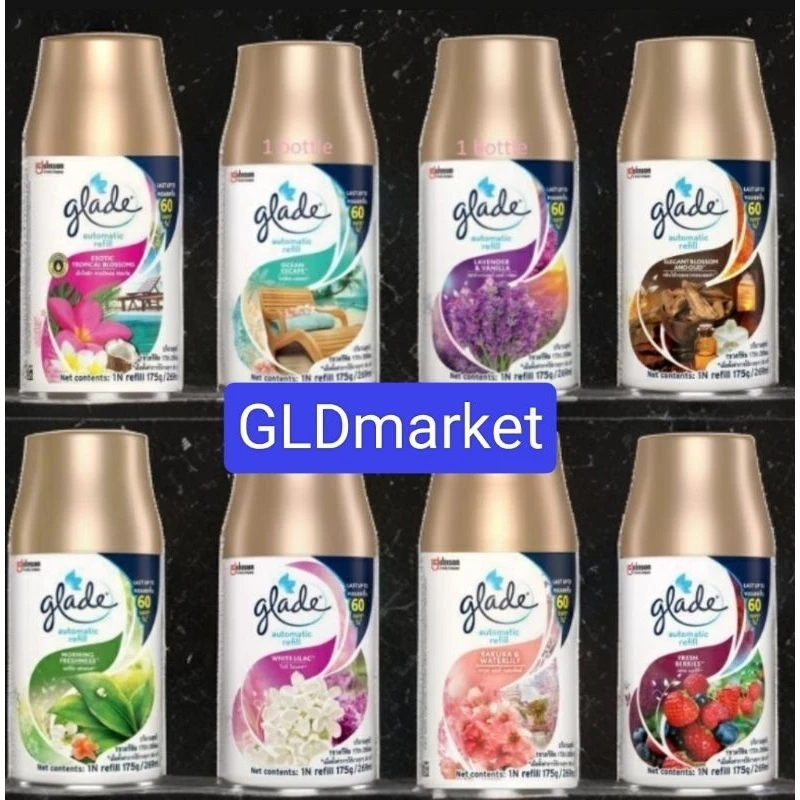 **โปรร้านใหม่**glade เกลด สเปรย์ ฉีด อัตโนมัติ ชนิดเติม พร้อมส่ง 10กลิ่น