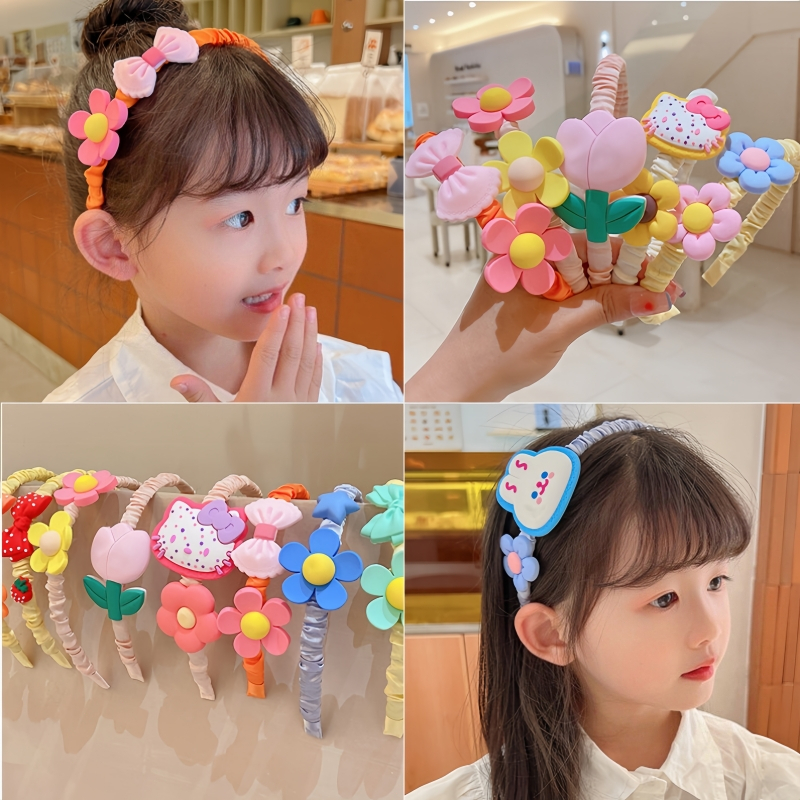 PRINCESS KESLI ที่คาดผมน่ารัก ที่คาดผม ผ้ากํามะหยี่ขนนิ่ม ลายการ์ตูนสุนัขน่ารัก สไตล์เกาหลี