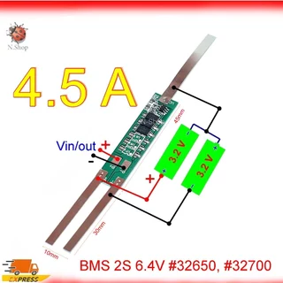 BMS 2S 6.4V ( 7.2V ) LiFePO4 (3A-25A) วงจรป้องกันแบตเตอรี่ bms ชาร์จแบตเตอรี่ลิเธียม #26650 #32650 #32700