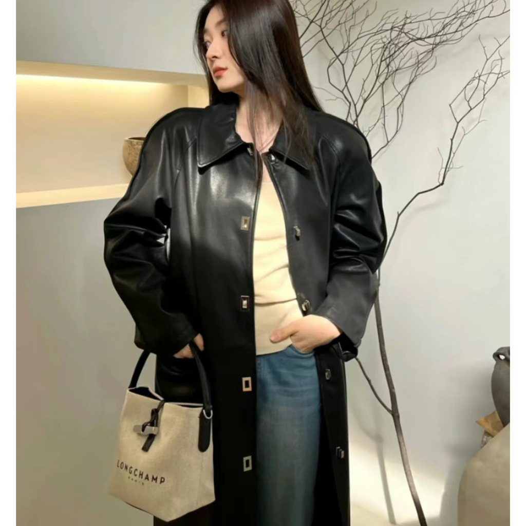 Longchamp roseau bucket bag canvas handbag แท้ กระเป๋าทรงถัง ผ้าใบ กระเป๋าถือ shoulder bag crossbody bags women