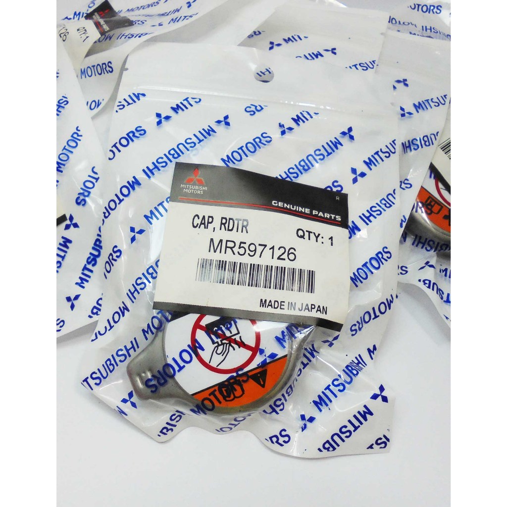 (ต่อชิ้น) แท้ ฝาหม้อน้ำ Mitsubishi SPACE WAGON & GWAGON แบบจุก 1.1Bar(108kPa) Part no. MR597126 (CAP