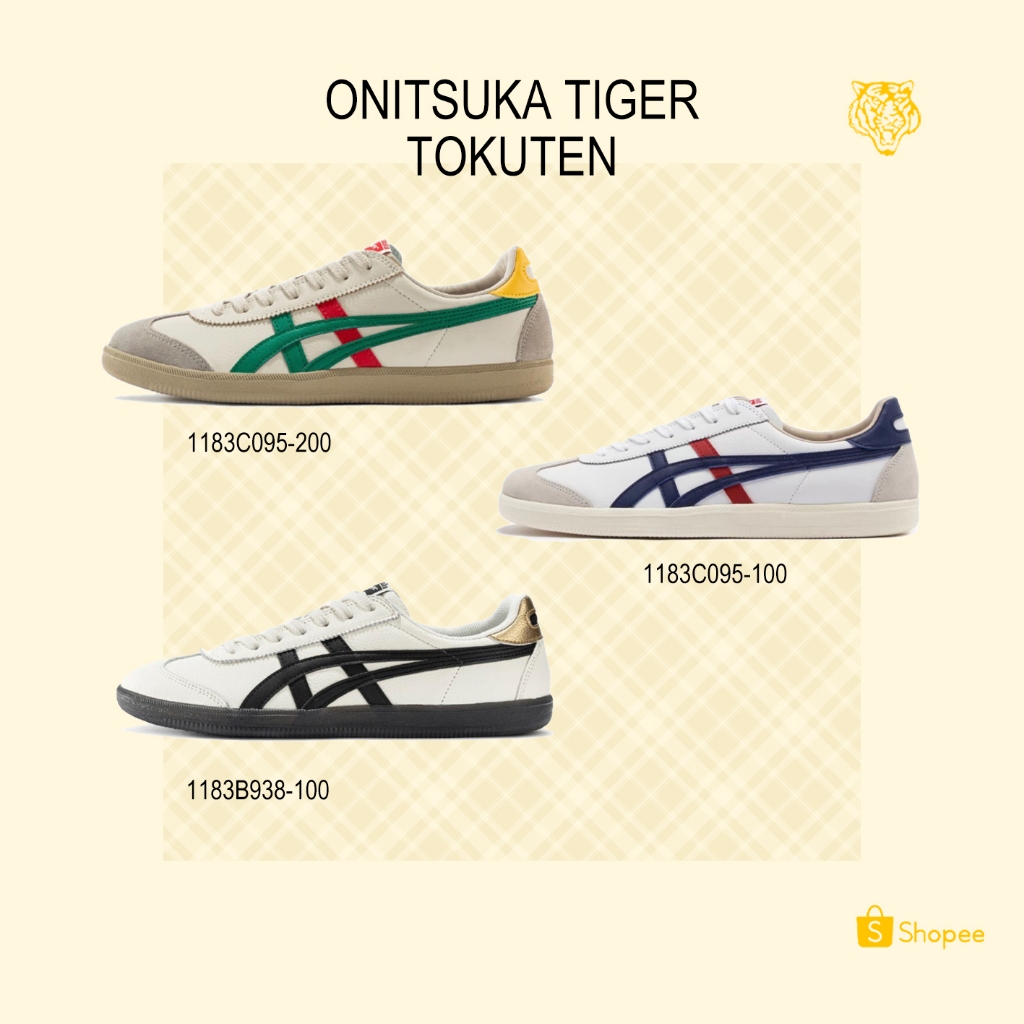 Onitsuka Tiger Tokuten 1183C095-200 1183C095-100 1183B938-100 รองเท้าผ้าใบลําลอง