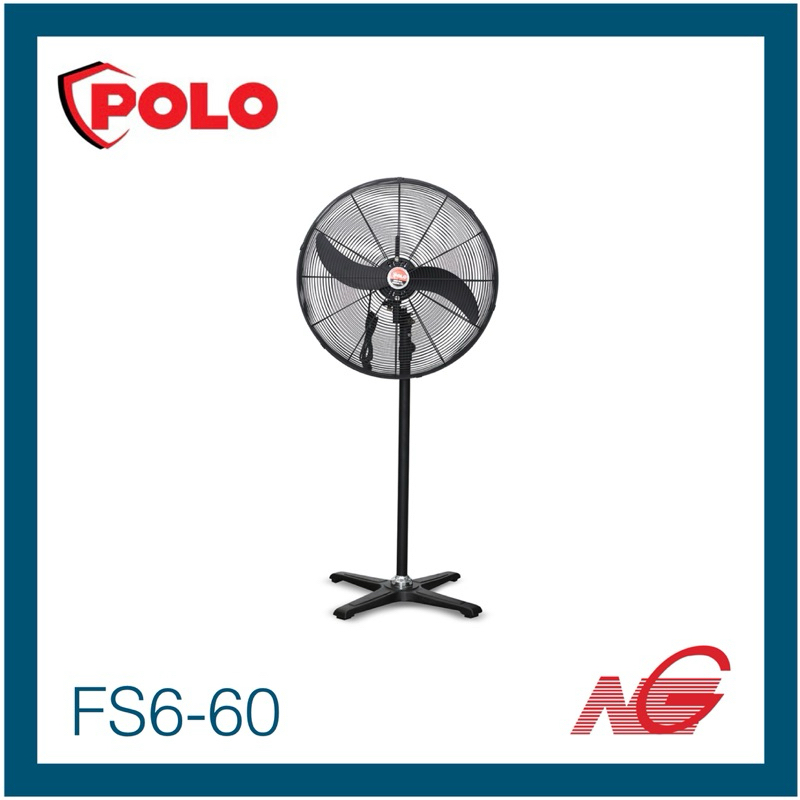POLO โปโล พัดลมอุตสาหกรรมตั้งพื้น 24 นิ้ว รุ่น FS6-60