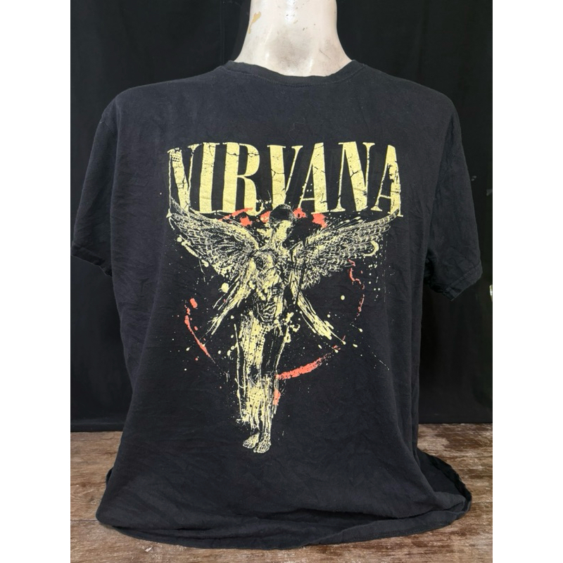 เสื้อวง Nirvana ตอกปี 2022 ไซร์ XL ของแท้มือสอง