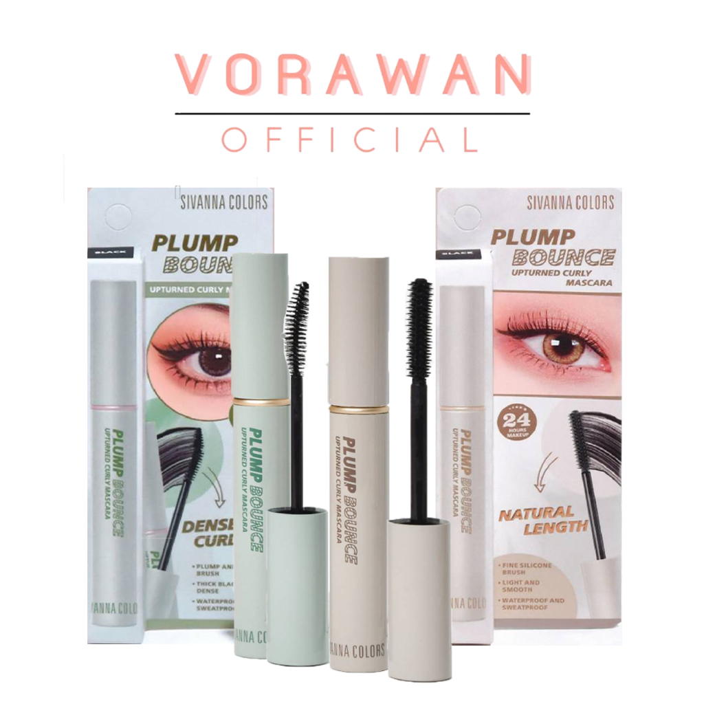 HF998 ซิเวนน่า คัลเลอร์ส พลัมพ์ เบาซ์ อัพเทิร์นด์ เคอลี มาสคาร่า SIVANNA COLORS PLUMP BOUNCE MASCARA
