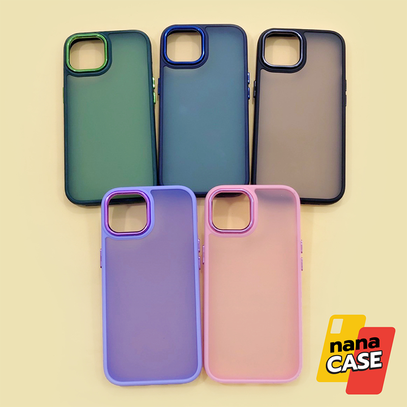 เคสมือถือ Redmi A1 A1+ A2+ Note7 Note7Pro Note8 Note8Pro NOte9 Note9s Notr10 NOte10s Note11s ขอบนิ่มหลังขุุ่นกันกล้องเงา