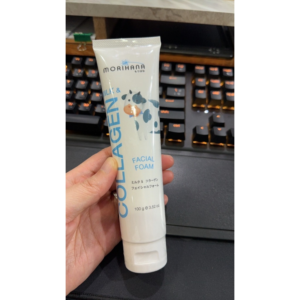 Morihana Milk & Collagen Facial Cleaning Foam 100g
