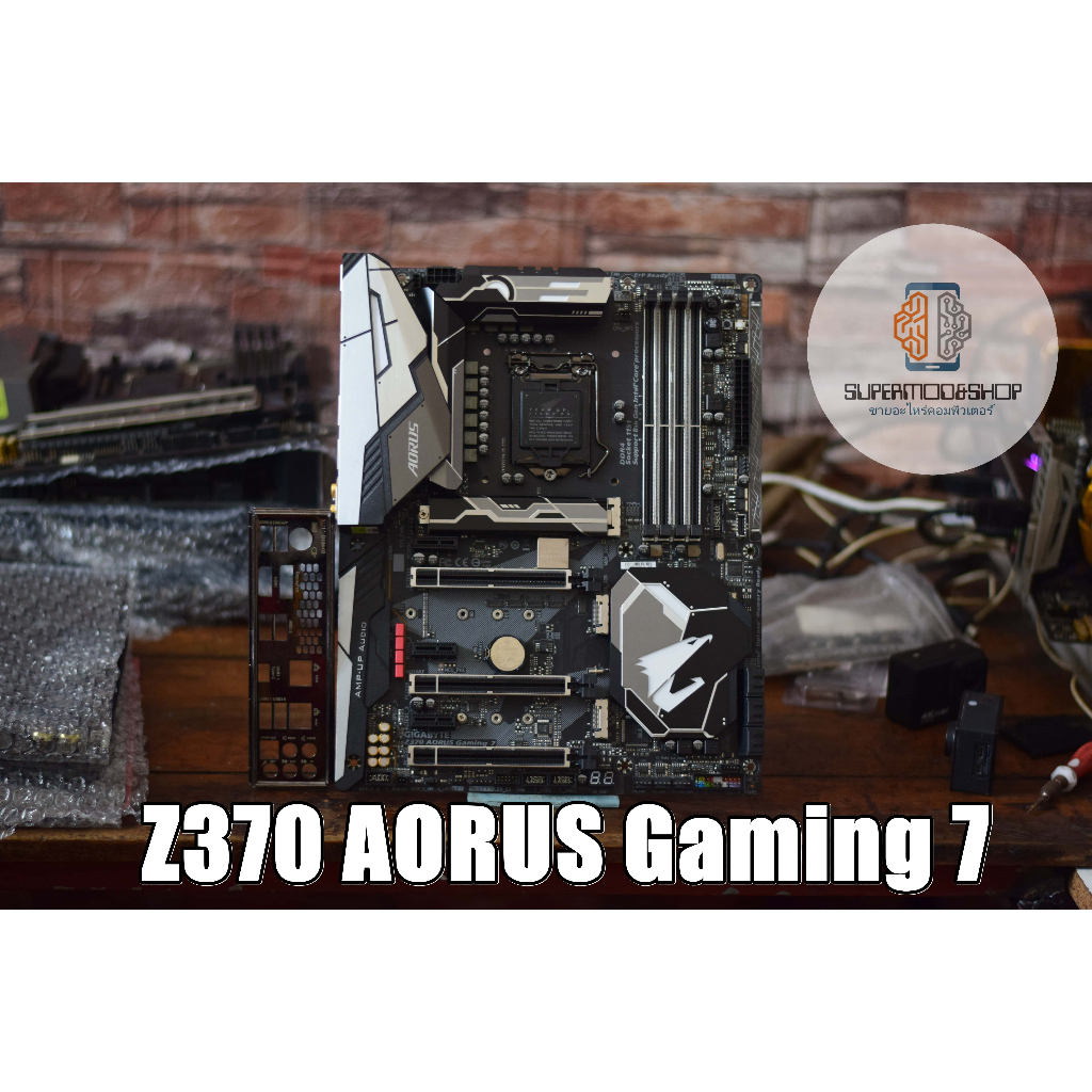 เมนบอร์ดแรร์ Z370 AORUS Gaming 7  [เจน8-9][1151-V2][มือสอง]