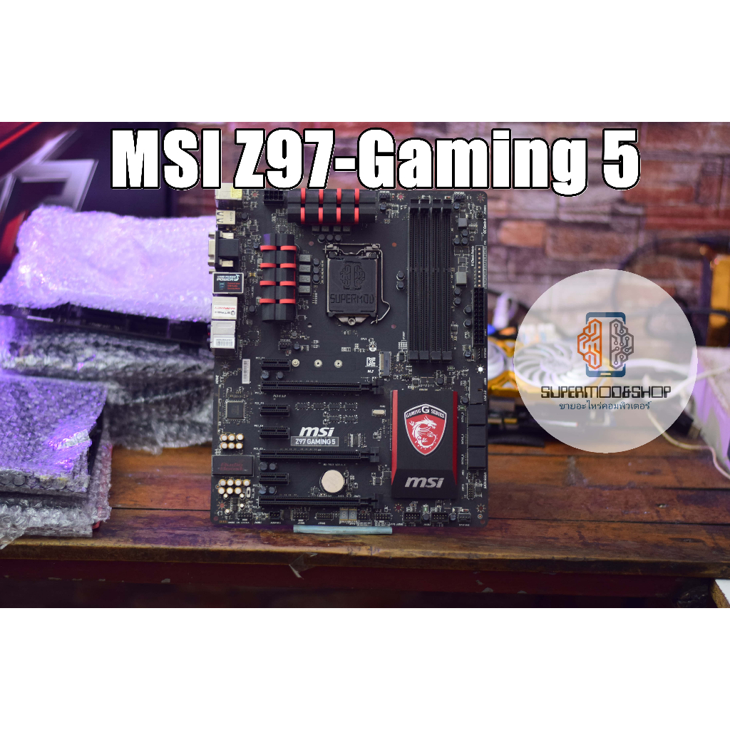เมนบอร์ดแรร์  MSI Z97-Gaming 5 [เจน4][1150][มือสอง]